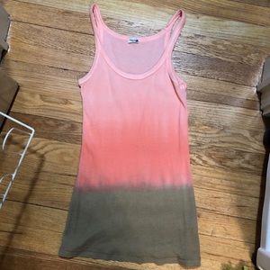 NWOT Splendid pink tie-dye tank